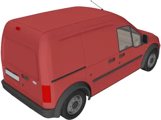 Ford transit connect 3d sales model