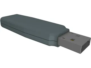 Z-Drive USB Thumbdrive 3D Model