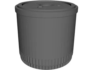 Oil Filter 3D Model