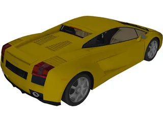 Lamborghini Gallardo 3D Model