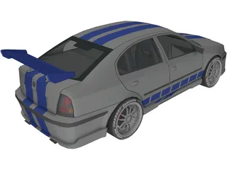 Skoda Octavia (Tuning) 3D Model