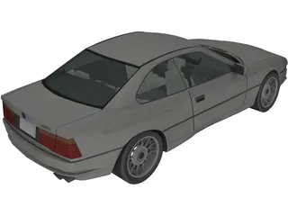 BMW 850i 3D Model