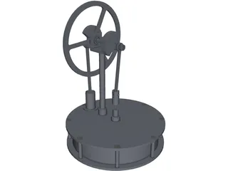 Stirling Engine 3D Model