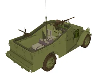 M3 Scout 3D Model