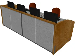 NOC Workstation 3D Model