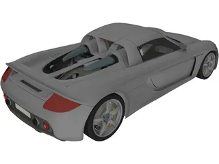 Porsche Carrera GT 3D Model