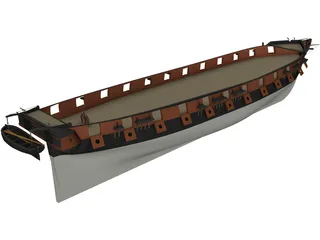 La Creole Hull 3D Model