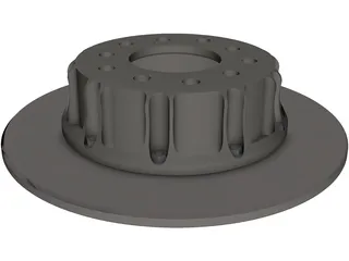 Brake Disc Front 3D Model