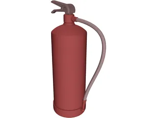 Fire Distinguisher 3D Model