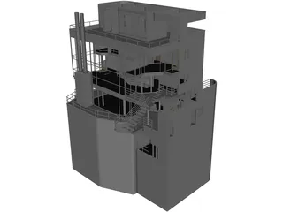 Meier Douglas House 3D Model