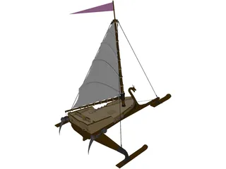 Boat 3D Model