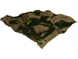 Valley 3D Model