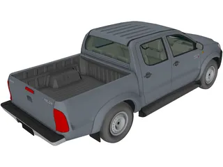 Toyota Hilux Crew Cab 2.5 STD 3D Model