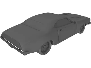 Dodge Charger RT (1969) 3D Model