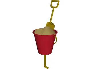 Sand Bucket 3D Model