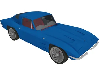 Chevrolet Corvette Stingray (1964) 3D Model