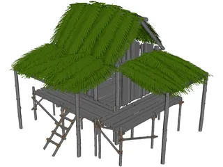 Bungalow 3D Model