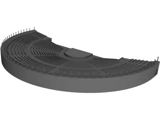 Odeon Amphitheater 3D Model