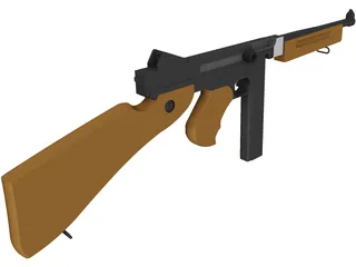 M1A1 Thompson 3D Model