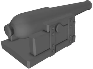 Cannon 3D Model