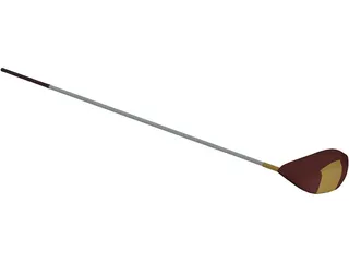 Golf Club Wood 3D Model