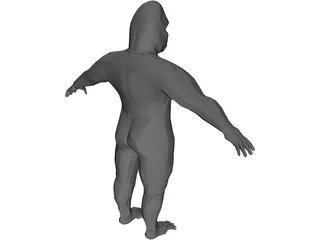 King Kong 3D Model