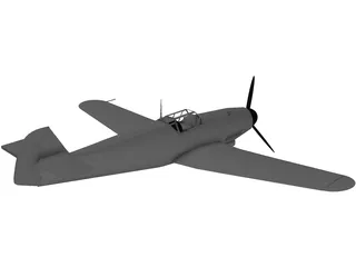 Messerschmitt ME-109 F1 3D Model