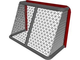 Hockey Goal 3D Model