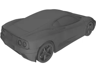 Ferrari 360 Modena (1999) 3D Model