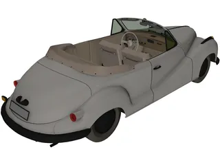 BMW 502 (1954) 3D Model