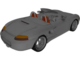 Porsche Boxster (1997) 3D Model