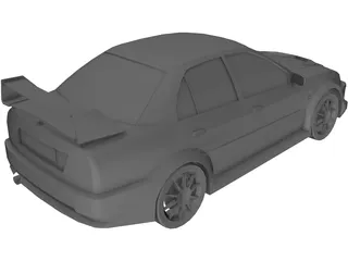 Mitsubishi Lancer/Carisma Evo VI (1999) 3D Model