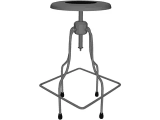 Precision Stool 3D Model