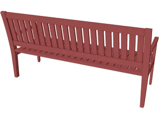 Madison Bench 3D Model