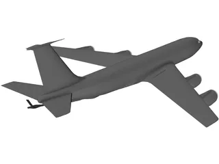 KC-135R Stratotanker 3D Model