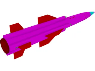 SSN-22 Sunburn (Soviet) 3D Model