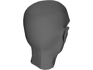 Head Male 3D Model