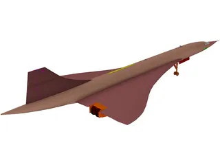 Concorde 3D Model