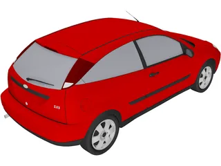 Ford Focus (2000) 3D Model