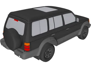 Mitsubishi Montero (1995) 3D Model