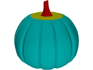 Jack-o-Lantern 3D Model