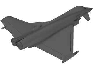 Eurofighter 2000 3D Model