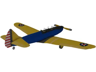 Ryan PT-19 Cornell 3D Model