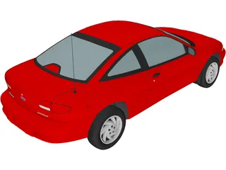 Chevrolet Cavalier Coupe (1998) 3D Model
