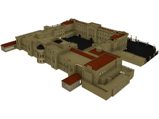 Palace Buckingham 3D Model