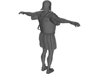 Roman Soldier 3D Model