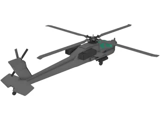 Boeing AH-64 Apache 3D Model