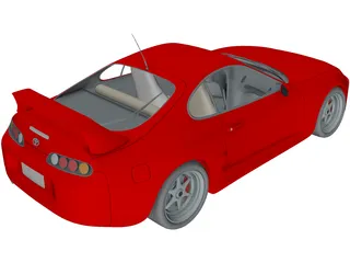 Toyota Supra 3D Model