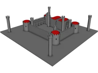 Fortress 3D Model