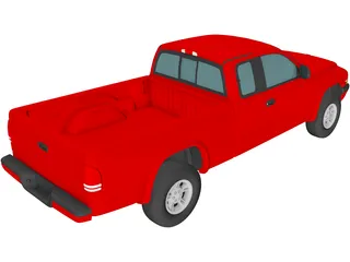 Dodge Dakota Sport (1999) 3D Model